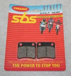 New Pair Of Sbs Brake Pads For Atv 643LF Ceramic Set Polaris Magnum Cyclone. Fixed Price $9.99.