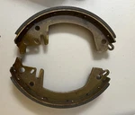 Custom Chrome Brake Shoes With Linings 19-319. Fixed Price $50.00.