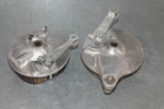 Nice Oem 1974 Suzuki Front & Rear Brake Arm Plates Used. Fixed Price $35.23.