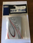 Yamaha Rear Shock Cover Silver Flame YFZ450 GYT-RSCFL-5L-05. Fixed Price $12.00.