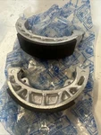 Nos Oem Vespa Piaggio MP3 Lx 125 Gts 250 2736235 Brake Shoes Pads O524-5. Fixed Price $17.50.