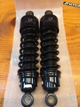 Progressive 412 Black Heavy Duty 12.5" Rear Shocks 1977-2005 Harley Touring Xl. Fixed Price $341.95.