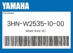 Yamaha Genuine Brake Shoe Set 3HN-W2535-10-00. Fixed Price $37.01.