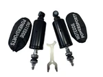 1PAIR Lowered Rear Shocks Absorbers Lowering Kit 2000-20 For Harley Softail Blk. Fixed Price $122.99.