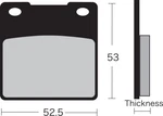 Vesrah Organic Brake Pads VD-327. Fixed Price $26.66.