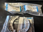 New Old Stock Orginal Tomos Moped Brake Shoe Set # 229740. Fixed Price $14.99.