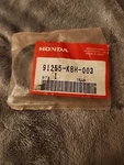 Honda Seal Oem New Nos 91255-KBH-003. Fixed Price $8.99.