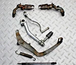 1975 Yamaha Enduro 175 Oem - Driver Foot Pegs W Shifter & Brake Levers Set. Fixed Price $69.99.