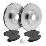 Front Brake Rotors + Ceramic Pads For 2018 2019 2020 Mitsubishi Eclipse Cross. Fixed Price $108.86.