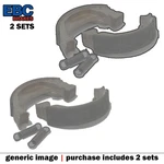 Ebc Grooved Organic Brake Shoes 518G (2 Packs - Enough For Wheels). Fixed Price $34.87.