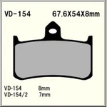 Vesrah Brake Pads (VD-154RJL). Fixed Price $54.15.