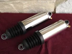 Chrome Lowering Air Shocks Harley Touring Bagger 1980-17 Repl Oe # 54565-97. Fixed Price $249.90.