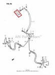 New Oem Suzuki Quadrunner Lt-f 250 Front Brake Hose Dust Cover Boot. Fixed Price $39.95.