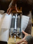 2008 Harley-davidson Wide Glide Rear Shock Absorbers-used. Fixed Price $50.00.