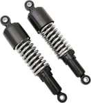 Emgo Custom Shorty Shocks W/shroud Black Body/chrome Spring Eye 17-05701. Fixed Price $90.99.