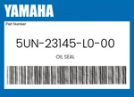 Yamaha Genuine Oil Seal 5UN-23145-L0-00. Fixed Price $22.24.