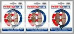 Kawasaki GPX600 1988-1993 Front And Rear Brake Pads Kit All Three Sets. Fixed Price $47.96.