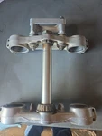 1993 Kawasaki KX250 Oem Front Forks Lower Upper Triple Tree Stem Clamp.... Fixed Price $75.00.