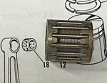Aermacchi Harley 24225-68P Wrist Pin Bearing 1974 1975 1976 SX125 SXT125 SS125. Fixed Price $13.99.
