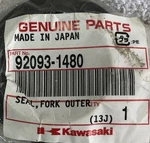 Kawasaki Oem Seal Fork Outer Tube 92093-1480. Fixed Price $18.92.