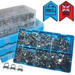 Mini Hose Clips Fuel Line Pipe Clamps For Air Petrol Assortment Boxes Multi Size. Fixed Price $64.64.