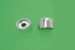 Upper Shock Stud Covers Chrome Tall Style For Harley Davidson By V-twin. Fixed Price $12.40.