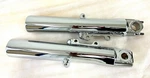 Harley Touring Forks Sliders Legs Chrome 2000-2013 Road King Flhr Flhx Sale Oem. Fixed Price $480.00.