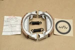Nos Honda 1978-81 PA50II Moped Rear Brake Shoe Pad Kit 45130-148-670. Fixed Price $43.99.
