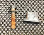 Kawasaki KZ1000P 1995 Rear Wheel Adjuster Frame Stop And Bolt 7238 T218. Fixed Price $10.80.