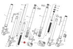 Ducati Front Fork Oil & Dust Seal Kit 34912611A. Fixed Price $87.44.