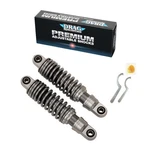 Drag Specialties Premium 11" Adjustable Nitrogen Shocks Chrome Fits Harley. Fixed Price $452.00.