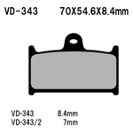 Vesrah VD-343/2 Front Organic Semi-metallic Brake Pads. Fixed Price $10.70.