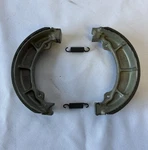 Sym Wolf 150 Rear Brake Shoe Assy, New 4312A-B4A-000. Fixed Price $39.00.