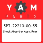 3PT-22210-00-35 Yamaha Shock Absorber Assy, Rear 3PT222100035, New Genuine Oem. Fixed Price $140.89.