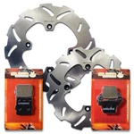 Front + Rear Disc Rotor Brake Pads For Honda Crf 150 / Expert 2007-2023. Fixed Price $88.65.