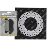 Niche Rear Left Brake Rotor Pad Kit For Honda 3C5-25805-00-00 Semi Metallic. Fixed Price $31.95.