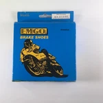 Emgo Motorcycle Scooter Brake Shoes 93-27250 Water Grooved 183-25330-00 Nos. Fixed Price $19.37.