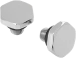 Drag Specialties DS222787 Chrome Fork Tube Caps Electra Glide Fl. Fixed Price $37.39.