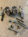 Harley 08-17 Dyna Upper Shock Studs Bolts Towers. Fixed Price $77.00.