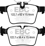 Ebc Ultimax Rear Brake Pads For Mercedes Class W205 C180 Amg Line 156HP (14 ). Fixed Price $59.11.