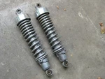 1987 Suzuki GS450 Oem Rear Shocks Springs Set Pair Left And Right 62100-44910. Fixed Price $42.49.