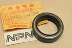 Nos Honda 1977-78 CR125 M 1978-80 XL250 Front Fork Oil Seal 91255-341-305. Fixed Price $12.09.