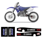 2005-2023 Yamaha YZ250 YZ125 Kyb Upper Fork And Swingarm Graphic Set Black. Fixed Price $34.98.