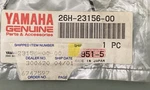 New Genuine Yamaha 26H-23156-00 Ring, Snap 1TP-23156-00-00. Fixed Price $12.35.