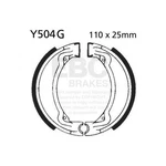 Ebc Grooved Brake Shoe Set Rear Left For Yamaha Dt 50 Mx 1978 - 1986. Fixed Price $23.13.