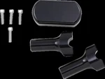 Choppers LA-7442-04B Risers W/solid Top 4" Bk. Fixed Price $203.82.