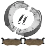 Front Brake Pads & Rear Shoes For Yamaha XVS650A V-star Classic 1998-2010. Fixed Price $45.00.