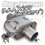 Black Widow Exhaust Muffler Race Venom Angry Housewife 3" In Out Center /. Fixed Price $122.95.