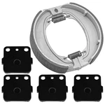Caltric Front Brake Pads And Rear Shoes For Honda TRX250X 2X4 2009-2020. Fixed Price $34.95.