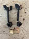 Vintage Yamaha Nos Yz/xt Handle Bar Mounts/with Rubber Mounts/dirt Bike. Fixed Price $50.00.